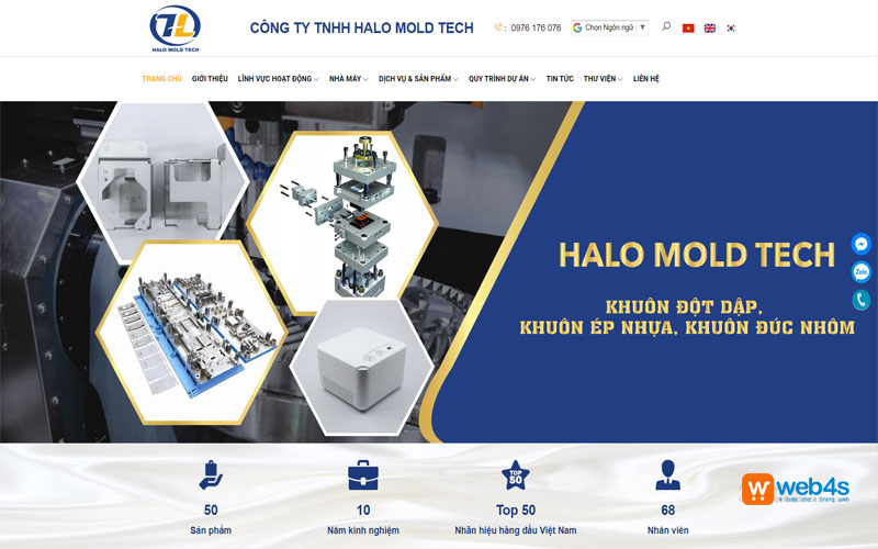 Thiết kế website cơ khí